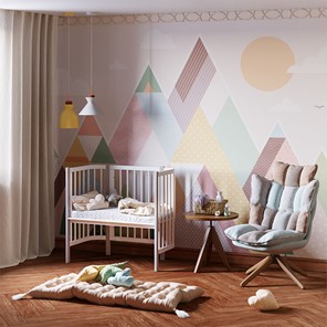 Детская кровать POLINI Kids Simple 120 Белый / Серый в Ульяновске - предосмотр 7
