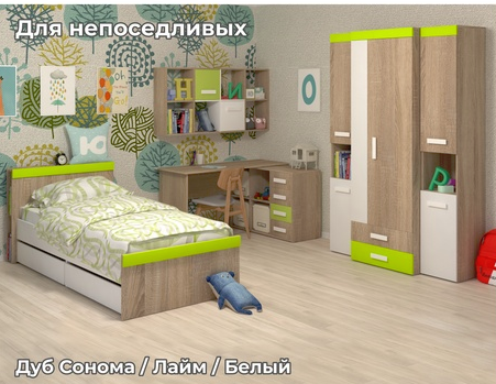 Гарнитур детской мебели Юниор №1 в Ульяновске - изображение 3