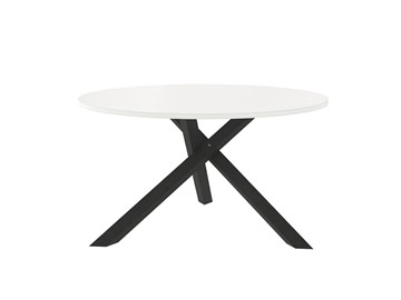 Круглый стол Триада-15Д, черный/белый в Ульяновске