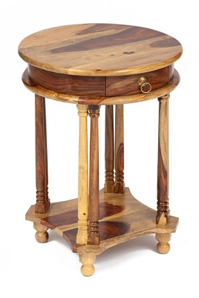 Кофейный стол Бомбей - 1149  палисандр, 45*45*60, натуральный (natural) арт.10049 в Ульяновске - изображение