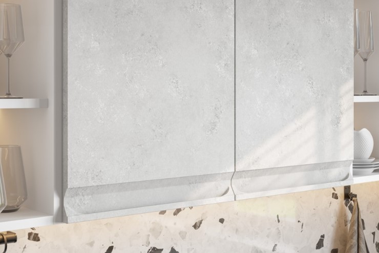 Угловой гарнитур Вельвет, бетон графит/бетон снежный в Ульяновске - изображение 4