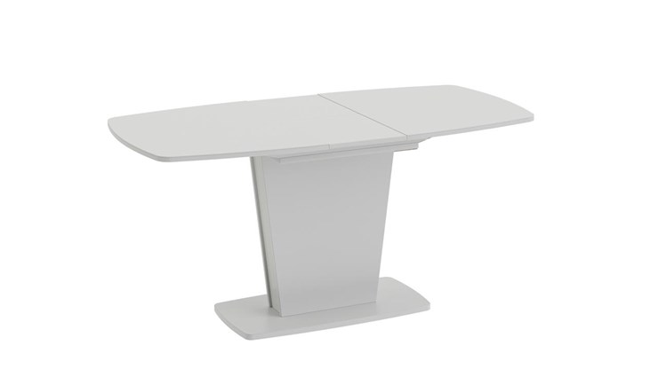 Кухонный раскладной стол Честер тип 2, цвет Белый/Стекло белый глянец в Ульяновске - изображение 1