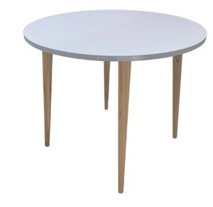 Кухонный стол круглый Серый камень 90*90 см ЛДСП в Ульяновске - предосмотр