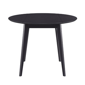 Кухонный стол раздвижной Орион Drop Leaf 100, Черный в Ульяновске - предосмотр