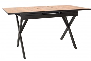 Кухонный раздвижной стол Стайл № 11 (1100/1500*700 мм.) столешница пластик, форма Флан, с механизмом бабочка в Ульяновске