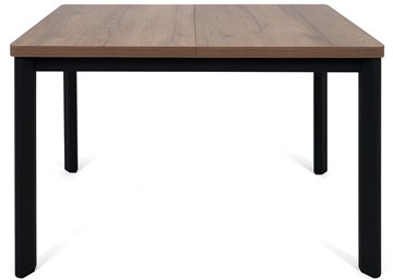 Кухонный стол раскладной Токио-2L (ноги металлические черные, дуб табако) в Ульяновске - предосмотр 1