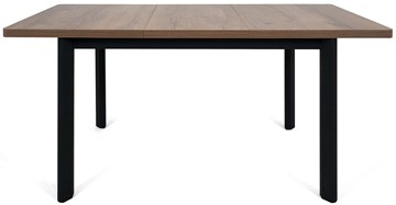 Кухонный стол раскладной Токио-2L (ноги металлические черные, дуб табако) в Ульяновске - предосмотр 4