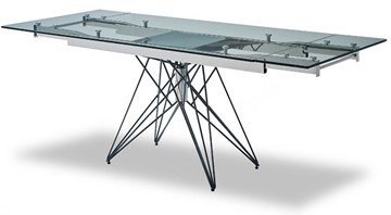 Обеденный раздвижной стол T-041 (140) прозрачный в Ульяновске - предосмотр 3