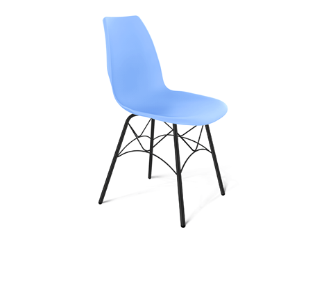 Обеденный стул SHT-ST29/S107 (голубой pan 278/черный муар) в Ульяновске - изображение