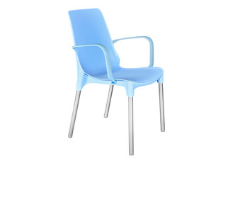 Обеденный стул SHT-ST76/S424 (голубой/хром лак) в Ульяновске