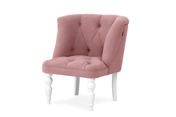 Кресло Бриджит розовый ножки белые в Ульяновске