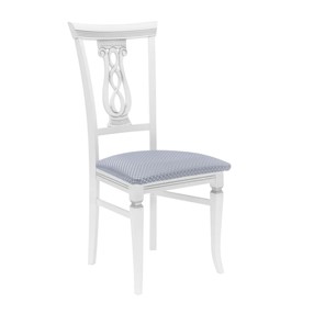 Кухонный стул Leset Юта (Белый 9003 + патина серебро) в Ульяновске