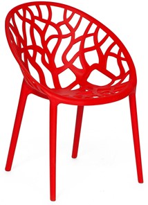Обеденное кресло BUSH (mod.017) пластик 60*58,5*80 красный, арт.11726 в Ульяновске