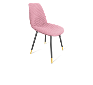 Обеденный стул SHT-ST29-С22 / SHT-S95-1 (розовый зефир/черный муар/золото) в Ульяновске