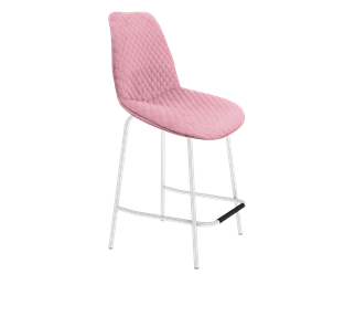 Полубарный стул SHT-ST29-С22 / SHT-S29P-1 (розовый зефир/белый муар) в Ульяновске - предосмотр