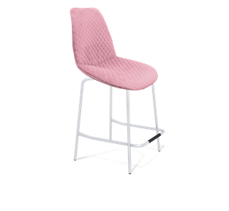 Полубарный стул SHT-ST29-С22 / SHT-S29P-1 (розовый зефир/хром лак) в Ульяновске