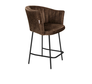 Полубарный стул SHT-ST42-1 / SHT-S29P-1 (кофейный трюфель/черный муар) в Ульяновске - предосмотр