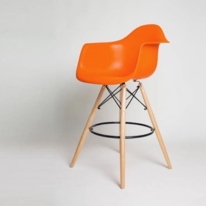 Барный стул DSL 330 Wood bar (оранжевый) в Ульяновске