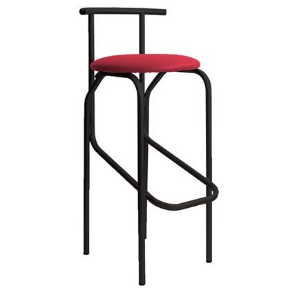 Кухонный барный стул Jola black, кожзам V в Ульяновске - изображение