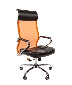 Офисное кресло CHAIRMAN 700 сетка, цвет оранжевый в Ульяновске