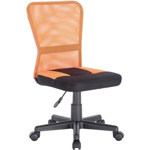 Компьютерное кресло Brabix Smart MG-313 (без подлокотников, комбинированное, черное/оранжевое) 531844 в Ульяновске
