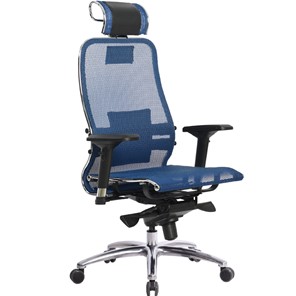 Офисное кресло Samurai S-3.04, синий в Ульяновске - предосмотр