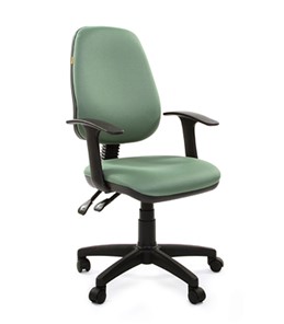 Компьютерное кресло CHAIRMAN 661 Ткань стандарт 15-158 зеленая в Ульяновске - предосмотр