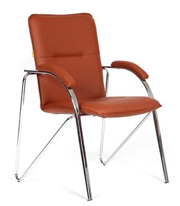 Кресло CHAIRMAN 850 Экокожа Terra 111 коричневая в Ульяновске - предосмотр