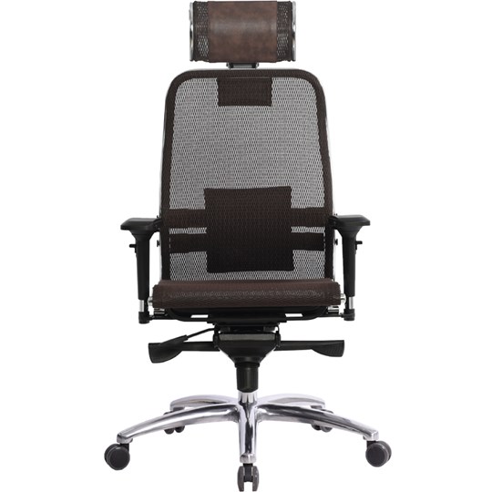 Офисное кресло Samurai S-3.04, темно-коричневый в Ульяновске - изображение 1