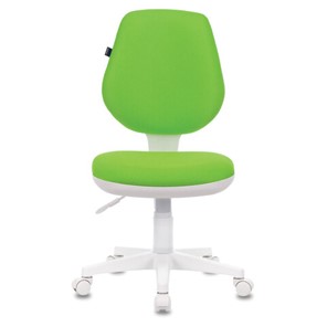 Офисное кресло Brabix Fancy MG-201W (без подлокотников, пластик белый, салатовое) 532414 в Ульяновске - предосмотр 1