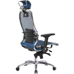 Офисное кресло Samurai S-3.04, синий в Ульяновске - предосмотр 3