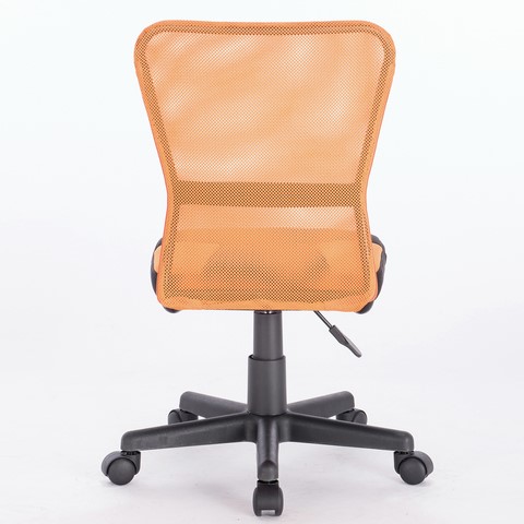 Компьютерное кресло Brabix Smart MG-313 (без подлокотников, комбинированное, черное/оранжевое) 531844 в Ульяновске - изображение 4
