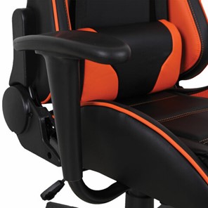 Кресло Brabix GT Racer GM-100 (две подушки, экокожа, черное/оранжевое) 531925 в Ульяновске - предосмотр 9
