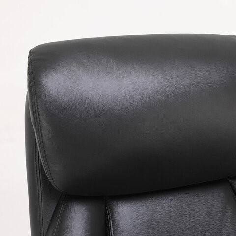 Кресло Brabix Premium Pride HD-100 (натуральная кожа, черное) 531940 в Ульяновске - изображение 4