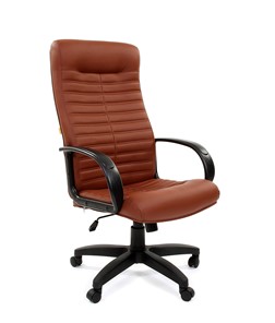 Компьютерное кресло CHAIRMAN 480 LT, экокожа, цвет коричневый в Ульяновске - предосмотр