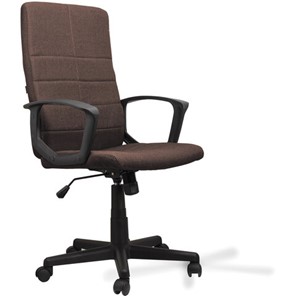 Кресло компьютерное Brabix Focus EX-518 (ткань, коричневое) 531577 в Ульяновске