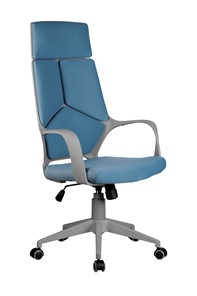 Кресло компьютерное Riva Chair 8989 (Синий/серый) в Ульяновске