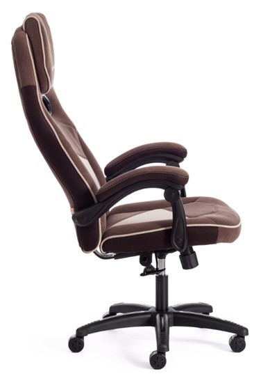 Компьютерное кресло ARENA флок , коричневый/бежевый, 6/7 арт.14130 в Ульяновске - изображение 2