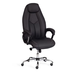 Кресло компьютерное BOSS Lux, кож/зам, черный, арт.21151 в Ульяновске - предосмотр