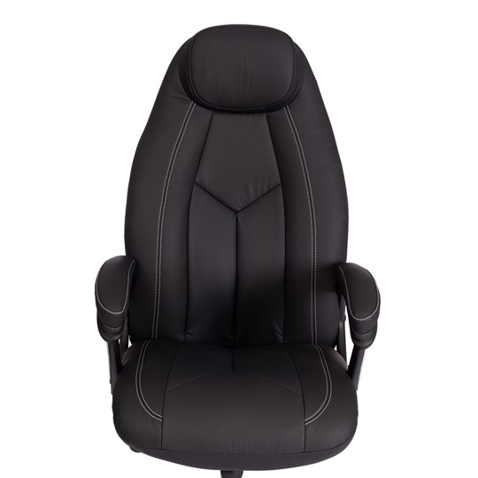 Кресло компьютерное BOSS Lux, кож/зам, черный, арт.21151 в Ульяновске - изображение 6