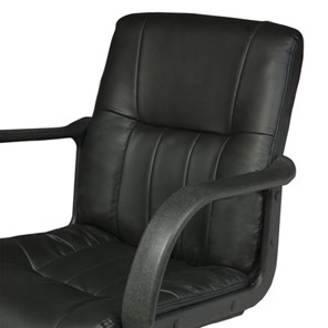Кресло компьютерное BRABIX "Hit MG-300", с подлокотниками, экокожа, черное, 530864 в Ульяновске - предосмотр 5