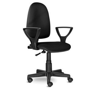 Компьютерное кресло Brabix Prestige Ergo MG-311 (регулируемая эргономичная спинка, кожзам, черное) 531877 в Ульяновске