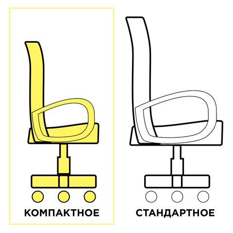 Компьютерное кресло Brabix Smart MG-313 (без подлокотников, комбинированное, черное/оранжевое) 531844 в Ульяновске - изображение 10