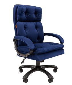 Кресло компьютерное CHAIRMAN 442 Ткань синий в Ульяновске - предосмотр