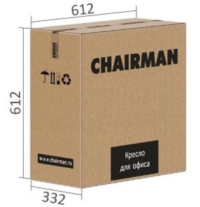 Кресло офисное CHAIRMAN 661 Ткань стандарт 15-21 черная в Ульяновске - предосмотр 5