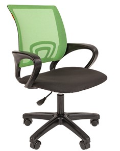 Компьютерное кресло CHAIRMAN 696 black LT, зеленое в Ульяновске