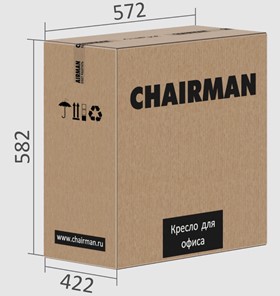 Кресло компьютерное CHAIRMAN 699V, цвет черный в Ульяновске - предосмотр 3