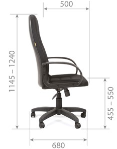 Компьютерное кресло CHAIRMAN 727 TW 12, цвет серый в Ульяновске - предосмотр 5