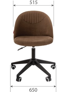 Кресло офисное CHAIRMAN HOME 119, коричневое в Ульяновске - предосмотр 3
