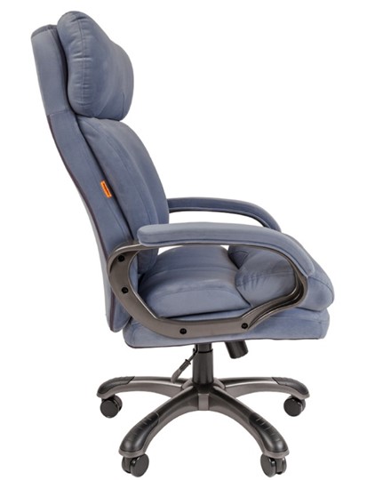 Офисное кресло CHAIRMAN HOME 505, велюр голубое в Ульяновске - изображение 4